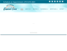 Tablet Screenshot of citycenterdentalcare.com